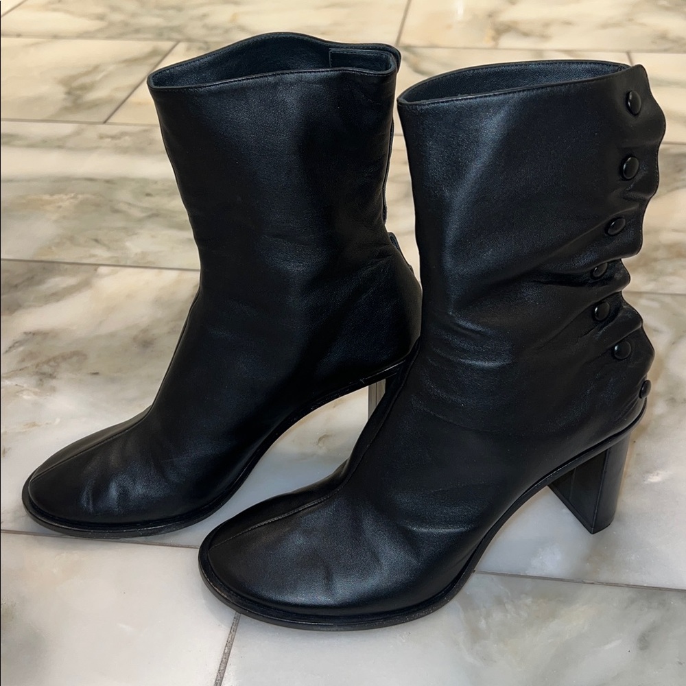 THE ROW ultra chic Tea Time glove snap Boots RARE size 9 - Picture 2 of 10